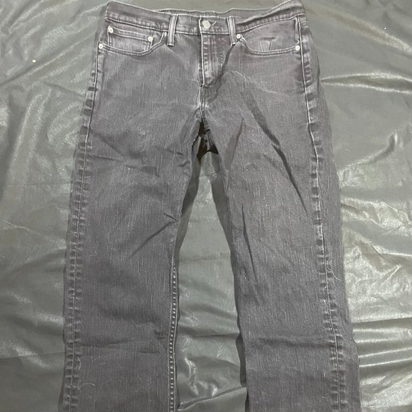 Used Levi's 514 Black jeans 32x32 - Picture 1 of 3